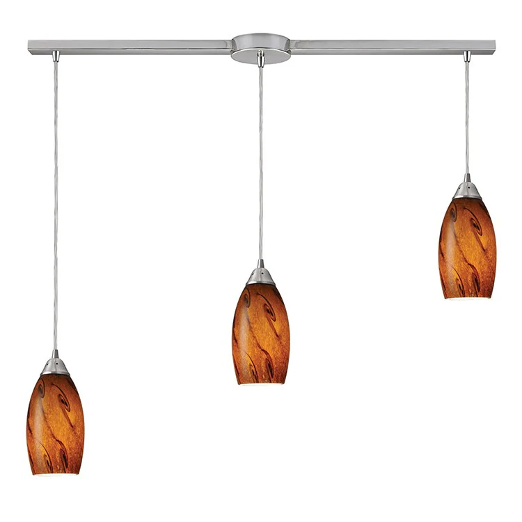 Galaxy Three-Light Linear Pendant - Frankwebs