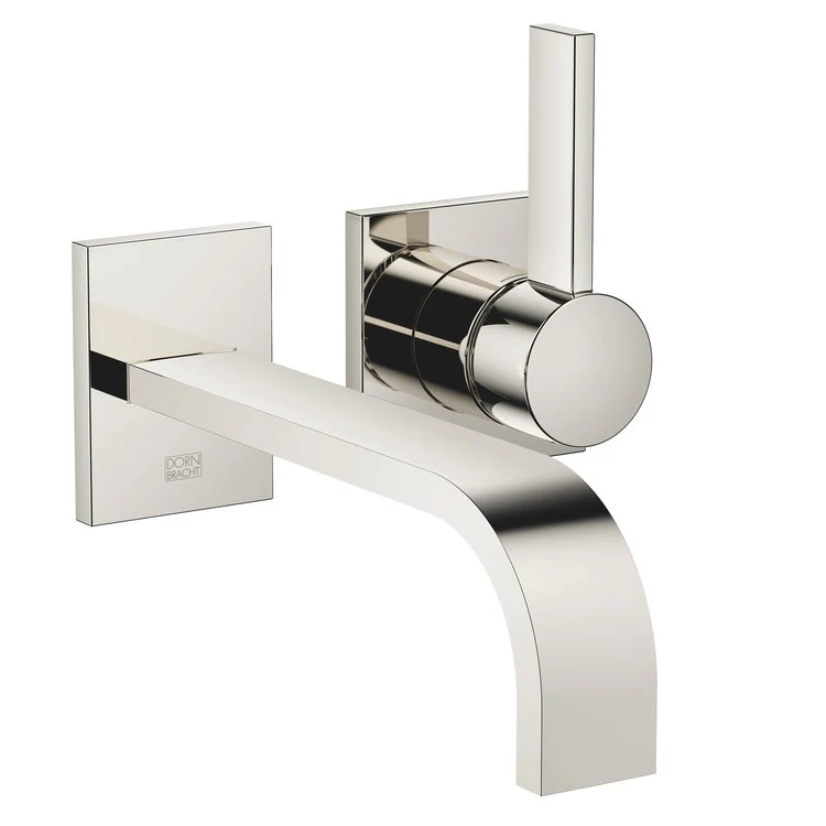 Lavatory Faucet MEM Wall Mount Mixer 1 Lever ADA WaterSense Platinum 1.2 Gallons per Minute Less Drain 2 Hole - Frankwebs
