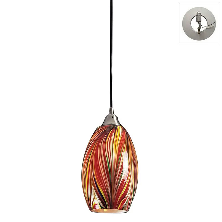 Mulinello Single-Light Pendant with Recessed Light Kit - Frankwebs