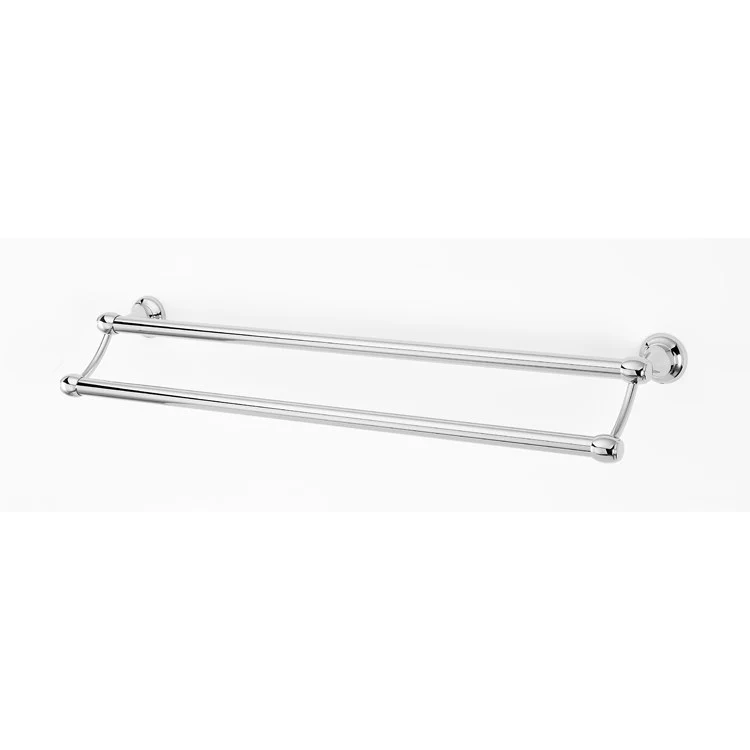 Towel Bar Royale Bath 24 Inch Double Satin Nickel Brass 5-9/16 Inch - Frankwebs