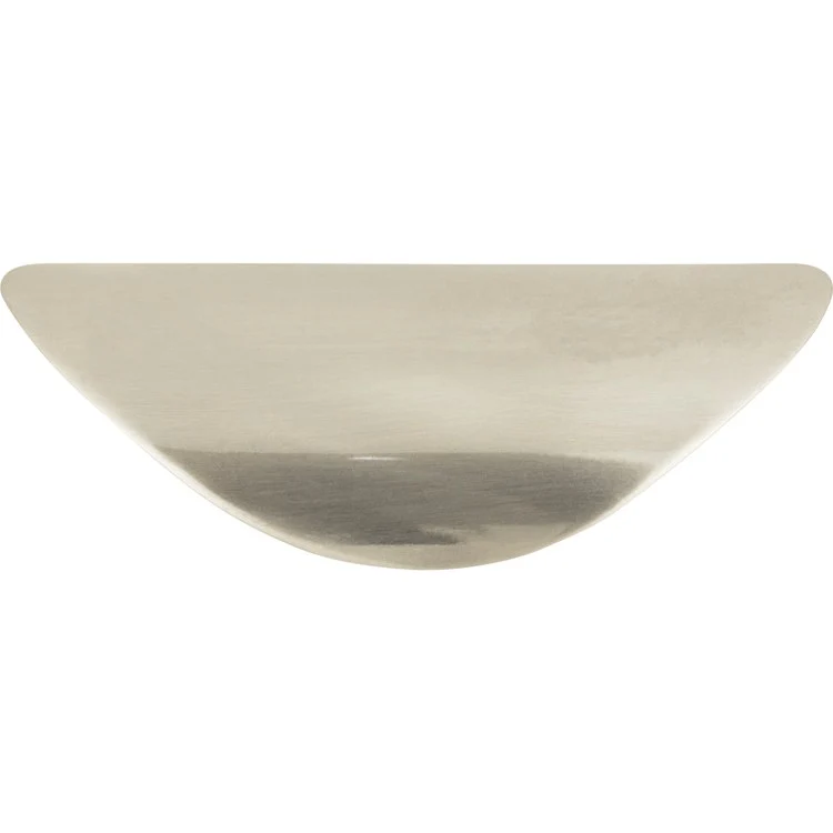 Drawer Pull Atlas Successi Solara Cup Brushed Nickel Zinc Alloy 1-1/4 Inch 3-3/8 x 1-5/16 Inch - Frankwebs