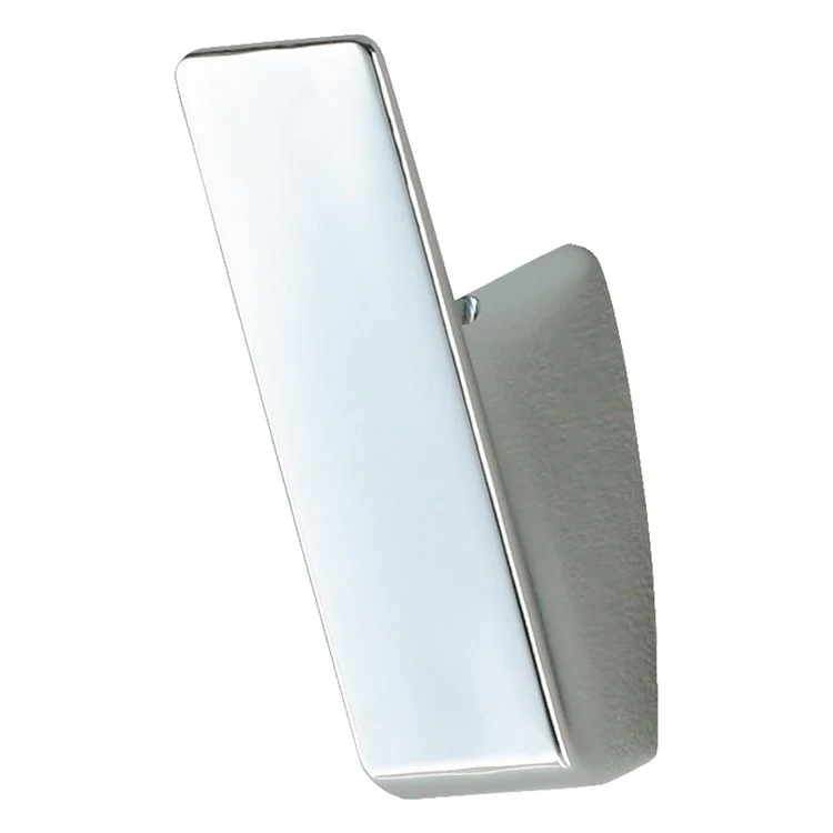 Robe Hook G Single Round Brushed Nickel 2-11/16 Inch 1-3/4 Inch Wall Mount Metal - Frankwebs