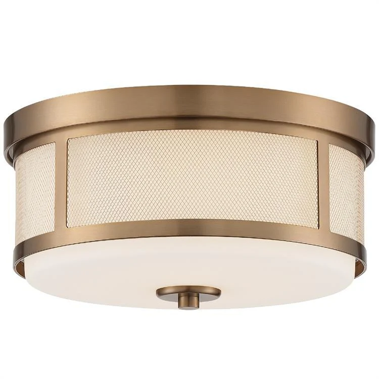 Trevor Two-Light Flush Mount Ceiling Fixture - Frankwebs