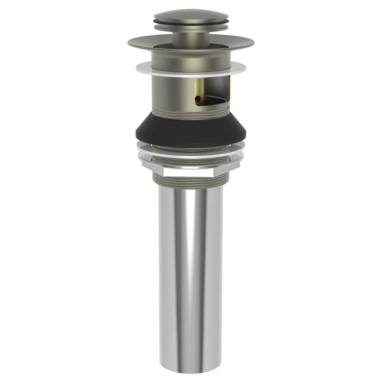 Push Drain Lavatory Drain Aged Brass Brass for 1-5/8IN to 1-3/4IN Openings - Frankwebs
