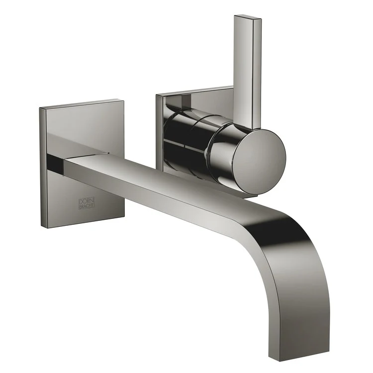 Lavatory Faucet MEM Wall Mount Mixer 1 Lever ADA WaterSense Chrome 1.2 Gallons per Minute Less Drain 2 Hole - Frankwebs