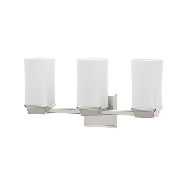 Wall Sconce Triple Satin Nickel Medium Base 100W - Frankwebs