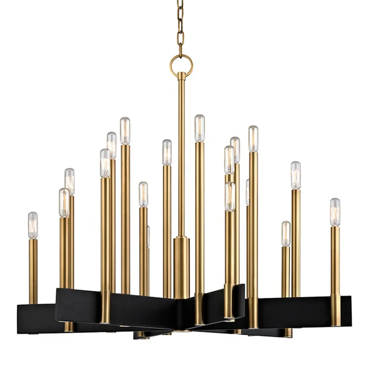 Abrams Eighteen-Light Chandelier - Frankwebs