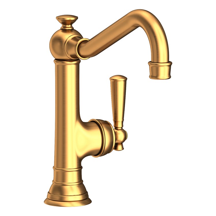 Kitchen Faucet Jacobean 1 Lever ADA Antique Copper Spout Height 7-2/3 Inch 1.8 Gallons per Minute - Frankwebs