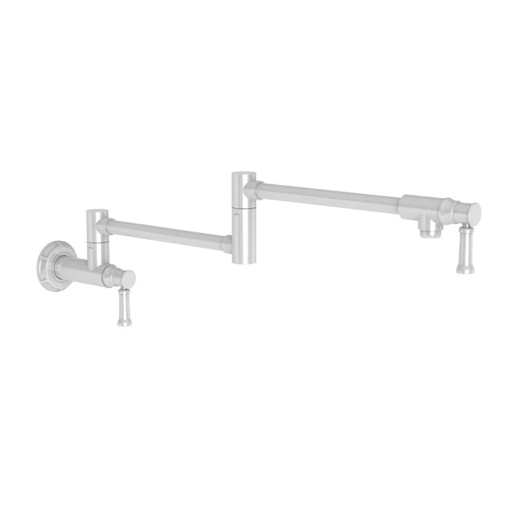 Pot Filler Gavin Wall Mount 2 Lever ADA Forever Brass PVD - Frankwebs