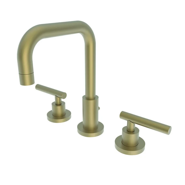 Lavatory Faucet East Square Widespread 8 to 20 Inch Spread 2 Lever ADA WaterSense White 1.2 Gallons Per Minute Brass Pop-Up with Tailpiece Spout Reach 6-1/8 Inch - Frankwebs