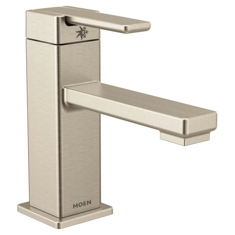 Lavatory Faucet 90 Degree 1 Lever ADA WaterSense Matte Black 1.2 Gallons per Minute - Frankwebs