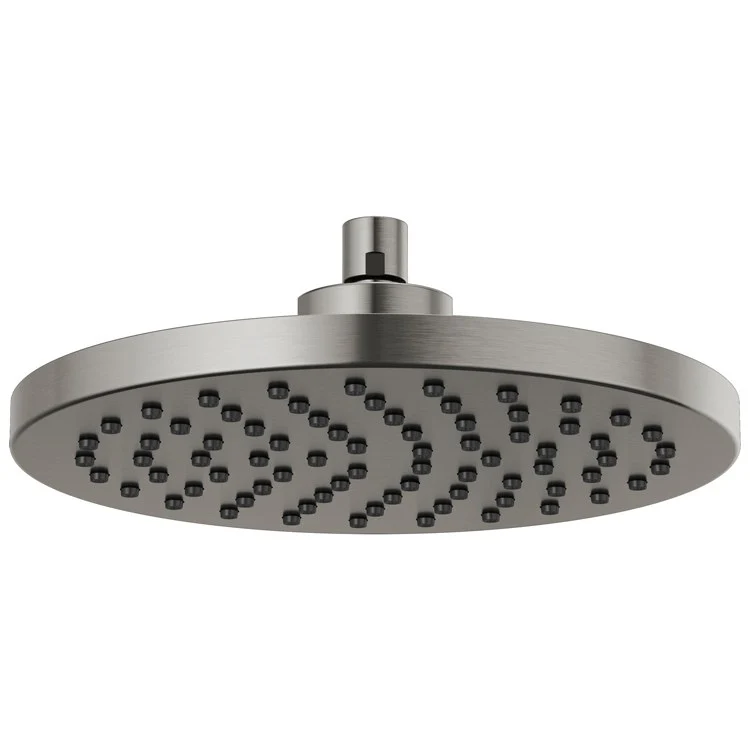 Showerhead Universal Showering 1 Function Rain Can Brilliance Luxe Gold 10 Inch 1.75 Gallons per Minute Round - Frankwebs