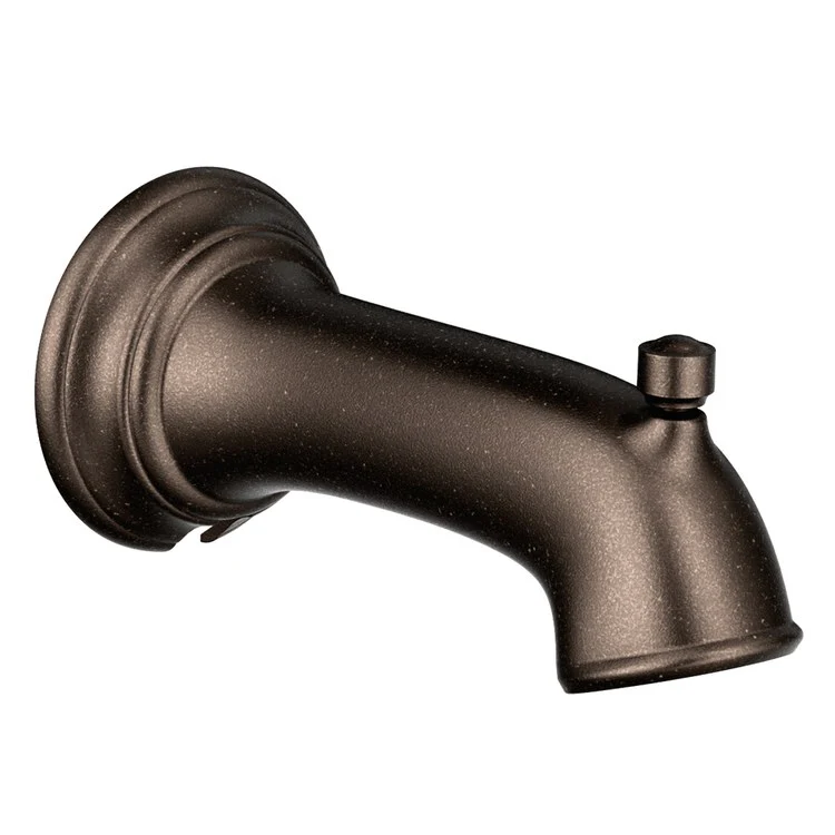 Tub Spout Dartmoor with Diverter Brushed Nickel 7-3/8 Inch - Frankwebs