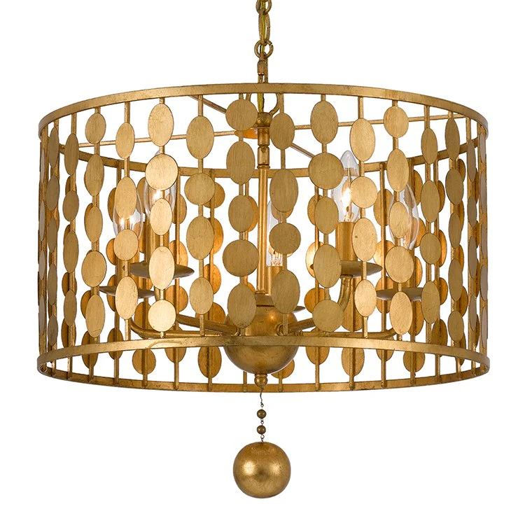 Layla Five-Light Chandelier - Frankwebs