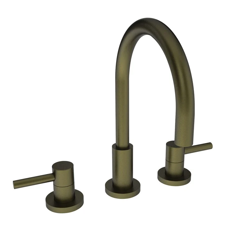 Lavatory Faucet East Linear Widespread 8 to 20 Inch Spread 2 Lever ADA Flat Black 1.2 Gallons per Minute Brass Spout Height 6-1/8 Inch - Frankwebs