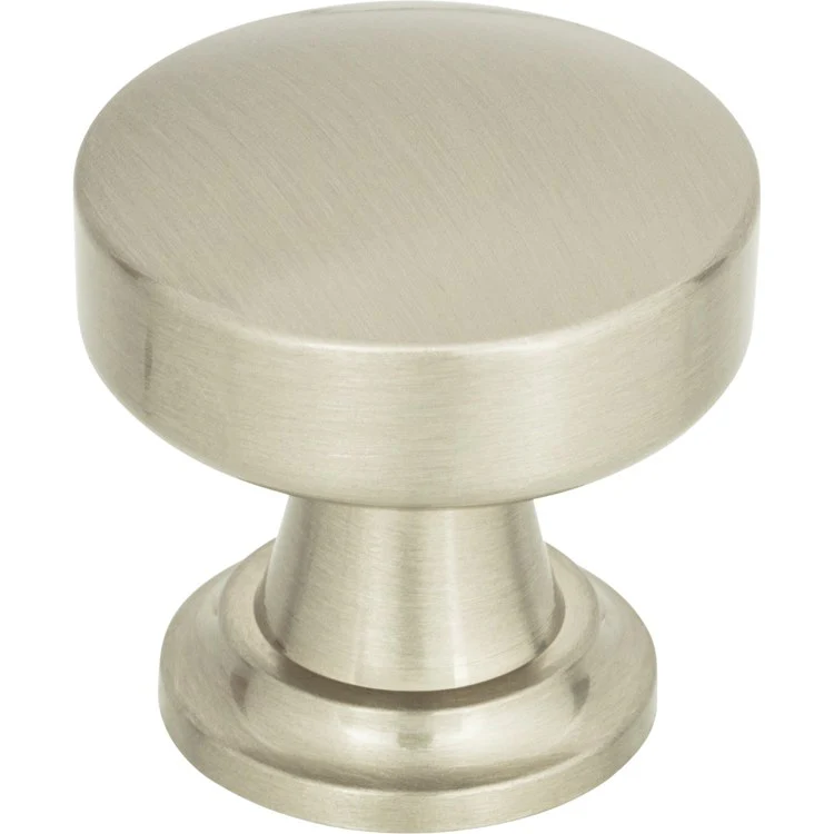 Knob Atlas Browning Round Brushed Nickel Zinc Alloy 1-1/4 Inch - Frankwebs