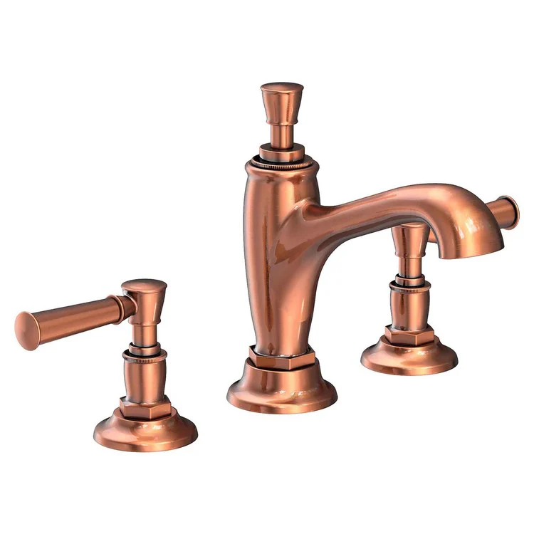 Lavatory Faucet Vander Widespread 8 to 20 Inch Spread 2 Lever ADA French Gold PVD 1.2 Gallons per Minute Brass Spout Height 4-1/2 Inch - Frankwebs