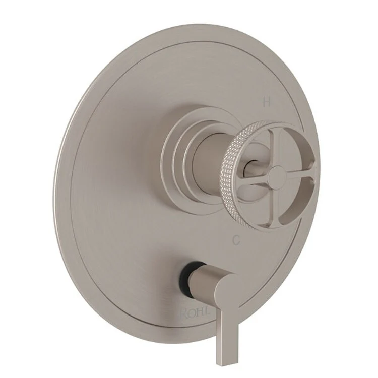 Pressure Balance Valve Trim Campo with Diverter 1 Industrial Metal Wheel Tuscan Brass 5.5 Gallons per Minute - Frankwebs