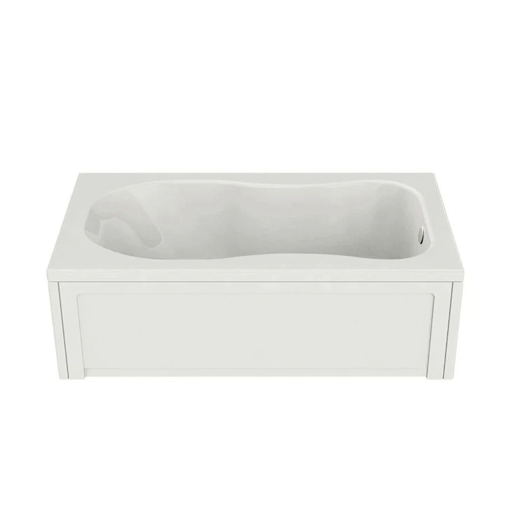 Tub Topaz 59-3/4 x 36 x 21 Inch Alcove with Aerofeel End White Acrylic - Frankwebs