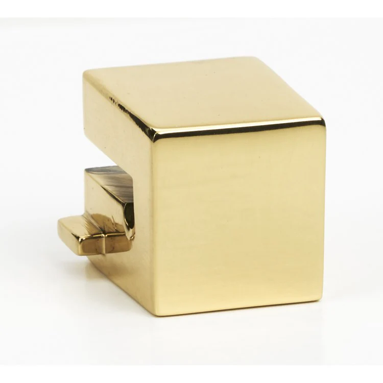 Post Ring Pull Large Square Polished Brass 3-1/2 Inch Brass - Frankwebs