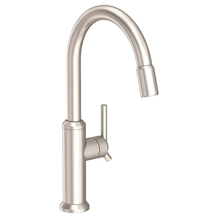 Kitchen Faucet Jeter 1 Lever ADA Polished Chrome Pull Down Spout Height 10-7/9 Inch 1.8 Gallons per Minute - Frankwebs