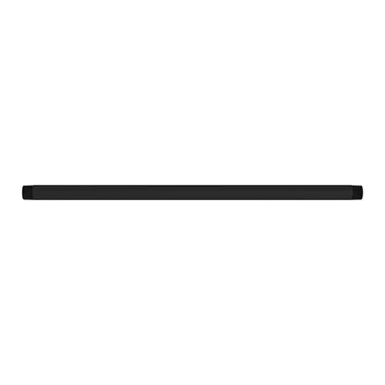 Shower Arm Flat Black 18 Inch 1/2