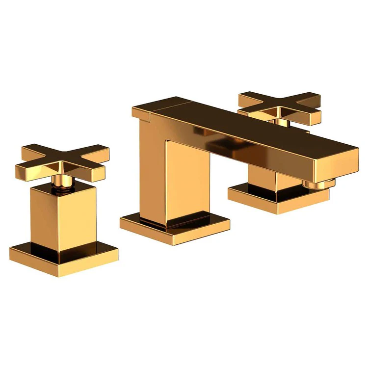 Lavatory Faucet Skylar Widespread 8 to 20 Inch Spread 2 Cross ADA Flat Black 1.2 Gallons per Minute Brass Spout Height 2-1/2 Inch - Frankwebs