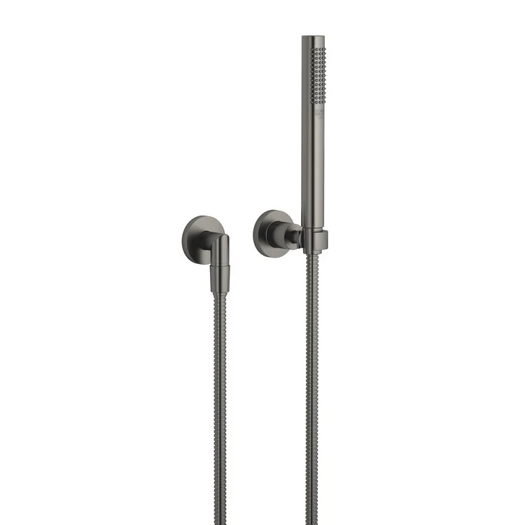 Handshower Set TARA with Individual Flanges Brushed Champagne Compact Rain 1.8 Gallons per Minute - Frankwebs