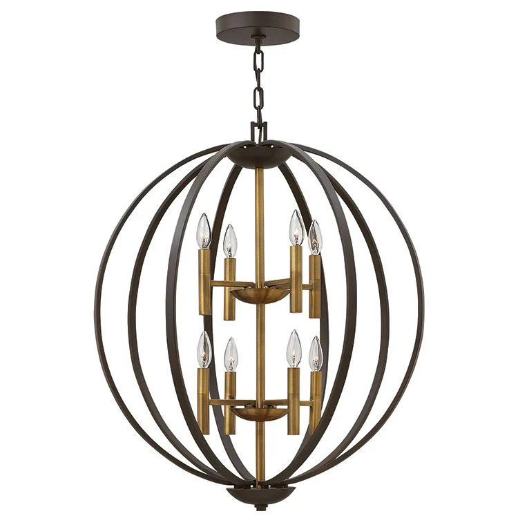 Euclid Eight-Light Two-Tier Pendant - Frankwebs