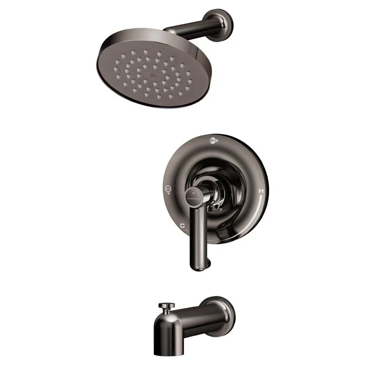 Tub and Shower Trim Museo Round 1 Lever Polished Chrome ADA 1.5 Gallons per Minute - Frankwebs