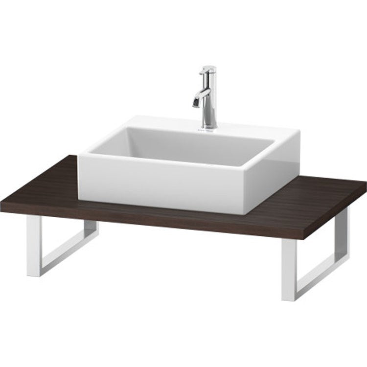 Lavatory Console L-Cube Brushed Oak Single Basin 31-1/2 x 21-5/8 Inch 1-1/8 Inch - Frankwebs