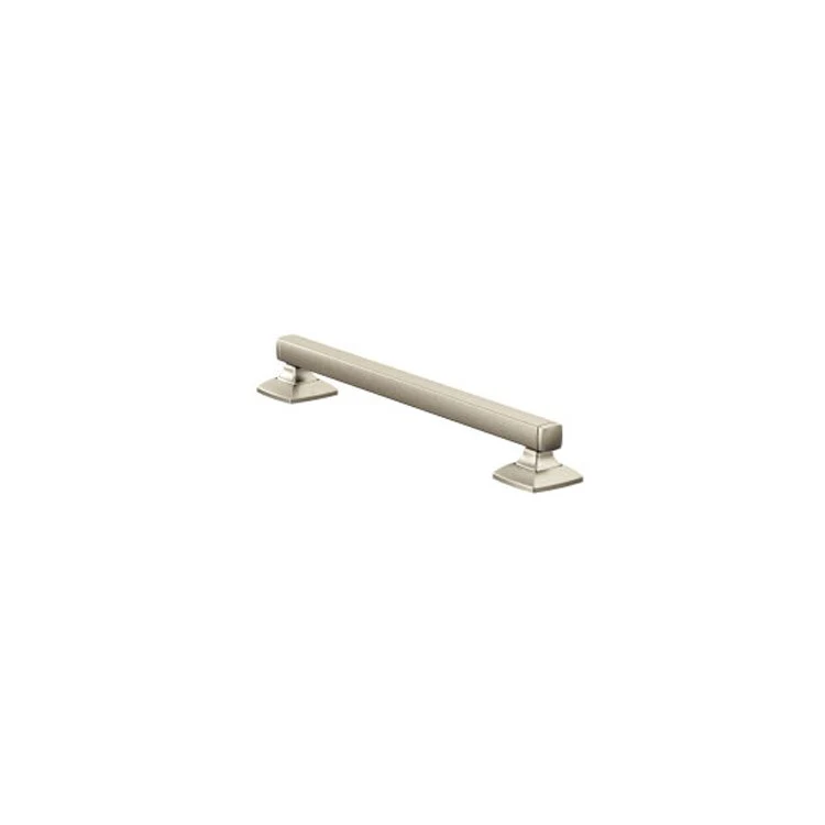 Grab Bar Boardwalk 16 Inch Designer Brushed Nickel Stainless Steel - Frankwebs