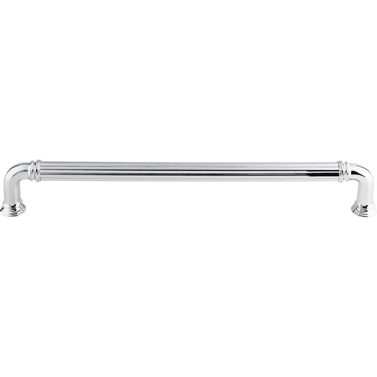 Pull Chareau Reeded Appliance Brushed Satin Nickel Zinc Alloy 12 Inch - Frankwebs
