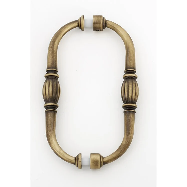 Pull Tuscany Back to Back Antique English Matte Brass 6 Inch 6-5/8 Inch 1-5/8 Inch - Frankwebs