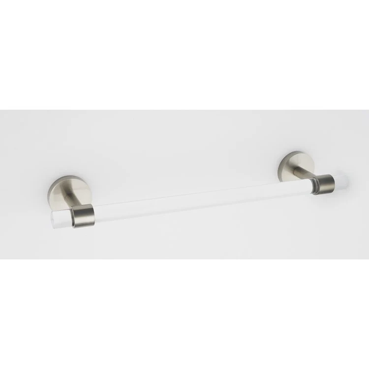 Towel Bar Contemporary Acrylic Bath 12 Inch Polished Brass 2-15/16 Inch - Frankwebs
