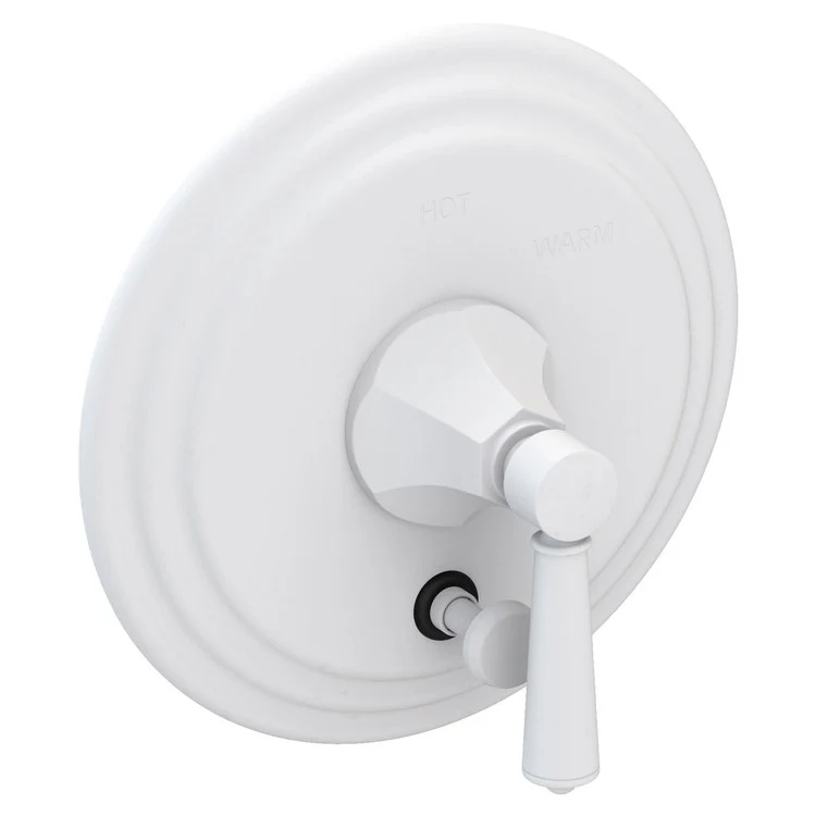 Metropole Pressure Balance Tub/Shower Valve Trim Only with Lever Handle - Midnight Chrome - Frankwebs