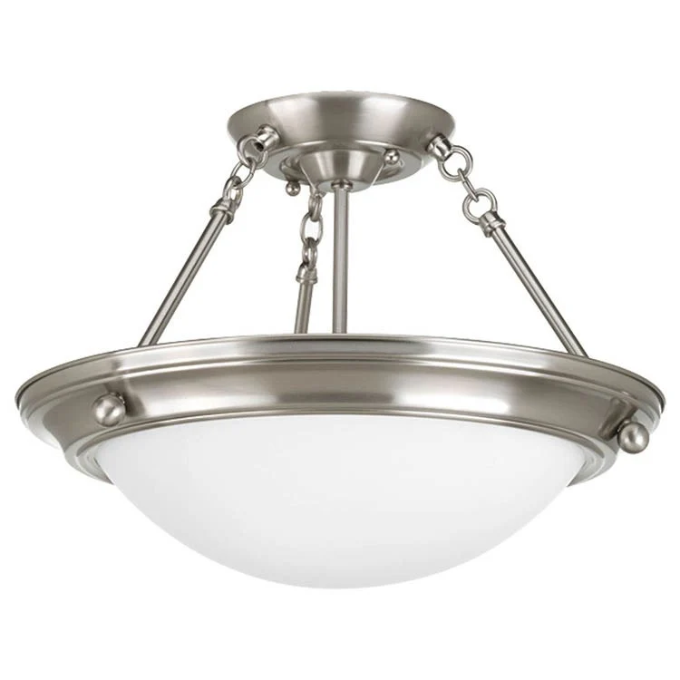 Eclipse Two-Light Semi-Flush Mount Ceiling Light - Frankwebs