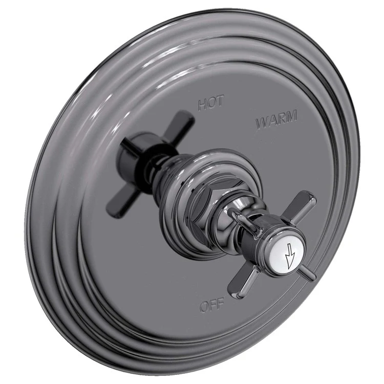 Pressure Balance Valve Trim Fairfield Round 1 Cross English Bronze ADA Depth 3-4/5 Inch - Frankwebs