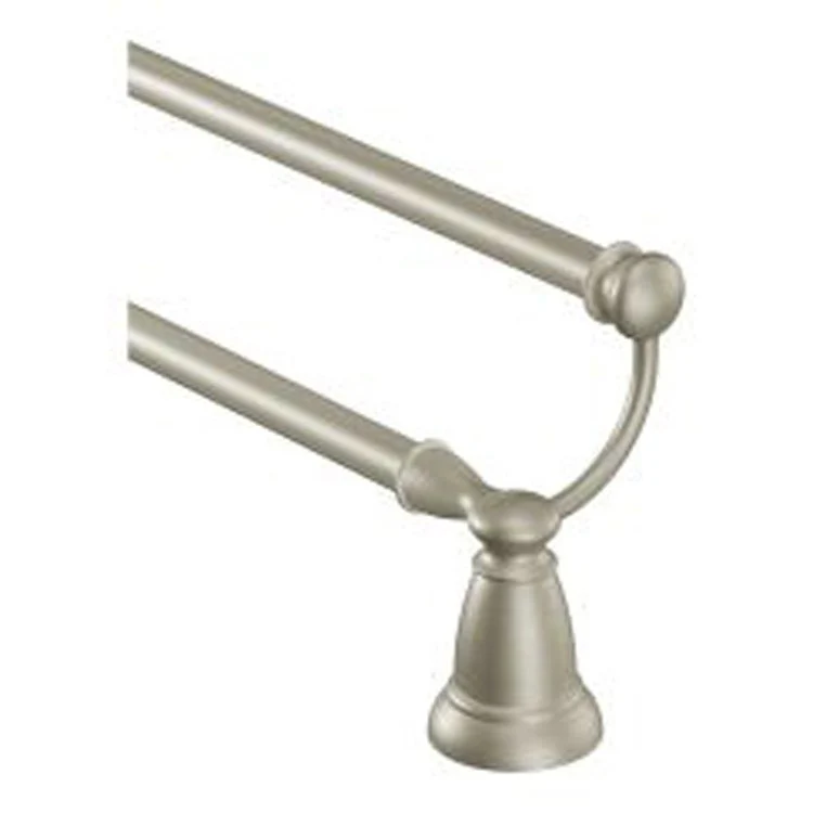 Towel Bar Banbury 24 Inch Double Brushed Nickel 5-9/25 Inch - Frankwebs