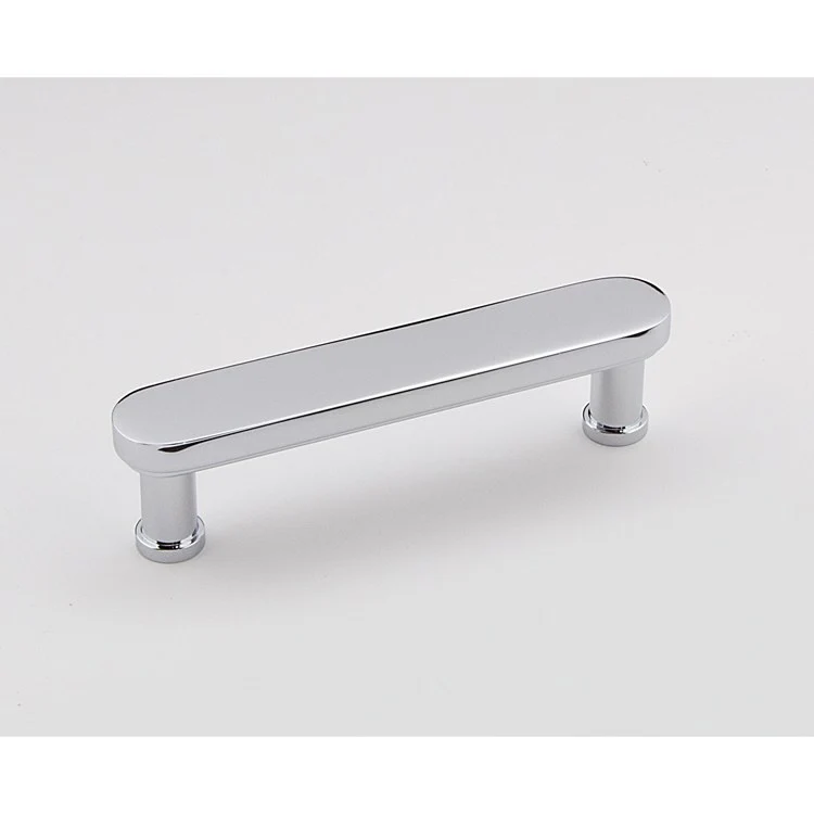 Pull Moderne Polished Chrome Brass 3-1/2 Inch 4-1/4 Inch 1-1/8 Inch - Frankwebs