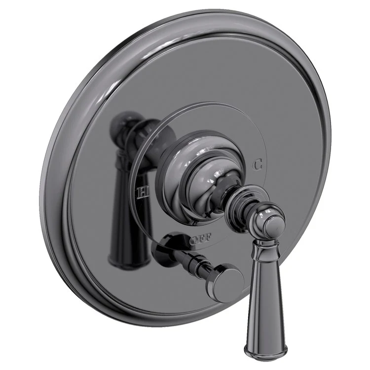 Sutton Pressure Balance Tub/Shower Valve Trim Only with Lever Handle - Satin Brass PVD - Frankwebs