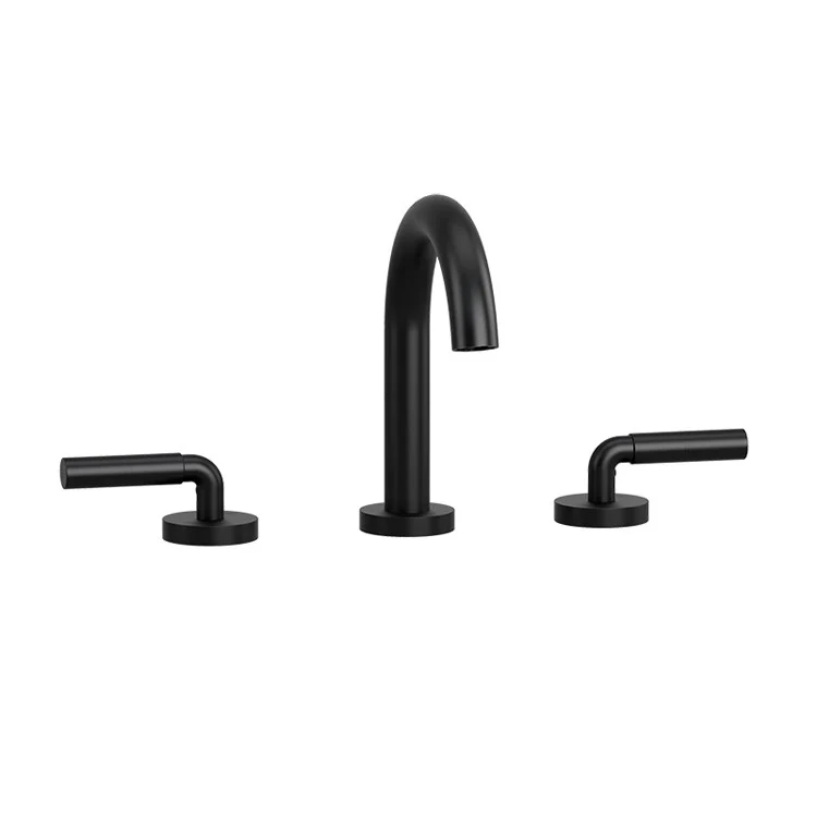 Lavatory Faucet Riu Widespread 8 Inch Spread 2 Lever ADA Brushed Nickel 1.2 Gallons per Minute - Frankwebs