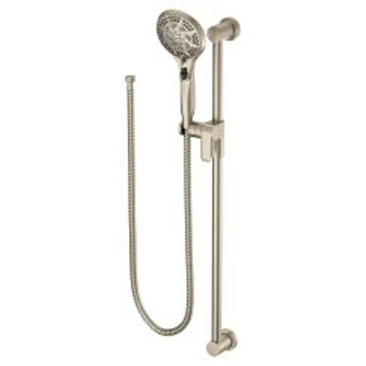 Handshower Set Matte Black 5 Function 1.75 Gallons per Minute 30IN Slide Bar - Frankwebs