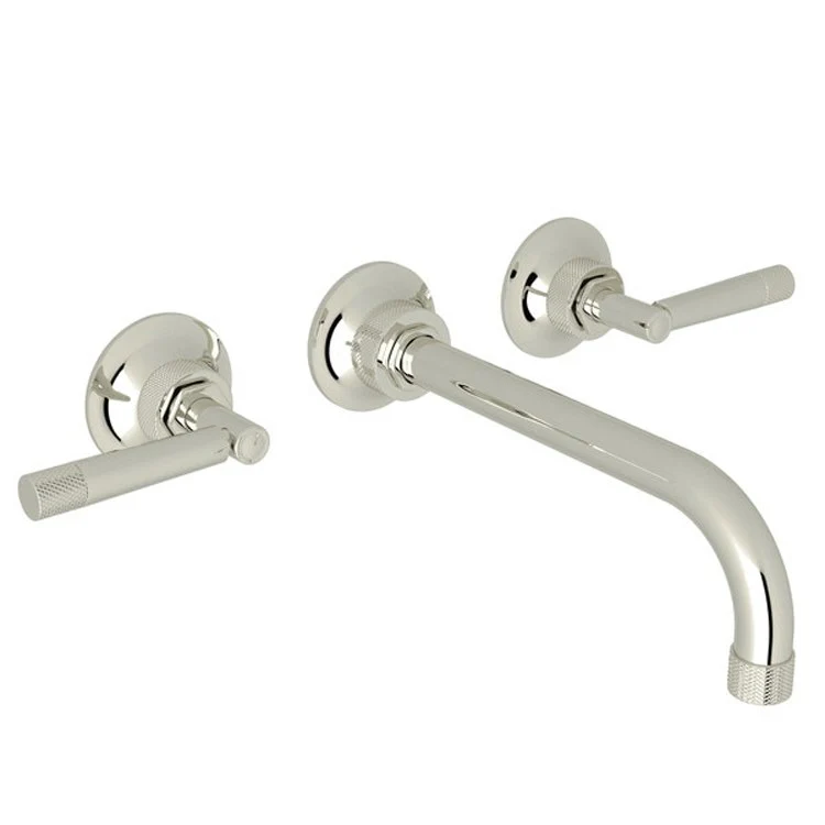 Tub Filler Graceline Wall Mount 8 Inch Spread 2 Lever Satin Nickel - Frankwebs