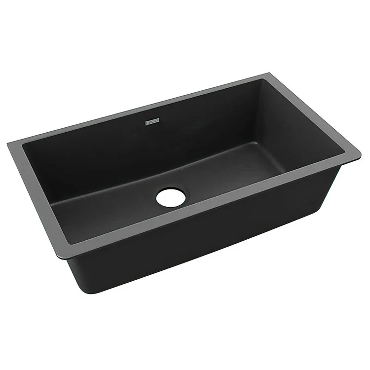 Kitchen Sink Quartz Classic 33 x 18.5 Inch Single Bowl White Undermount - Frankwebs