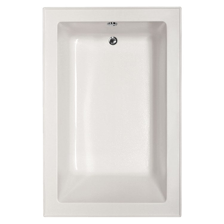 Soaking Tub Designer Collection Emma 66 x 42 Inch Drop-In Tub Only End Bone Acrylic - Frankwebs