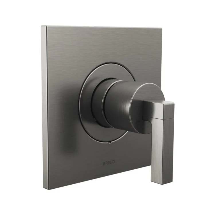 Thermostatic Trim Frank Lloyd Wright Square Less Handle 1 Less Handle Brilliance Polished Nickel ADA Brass - Frankwebs