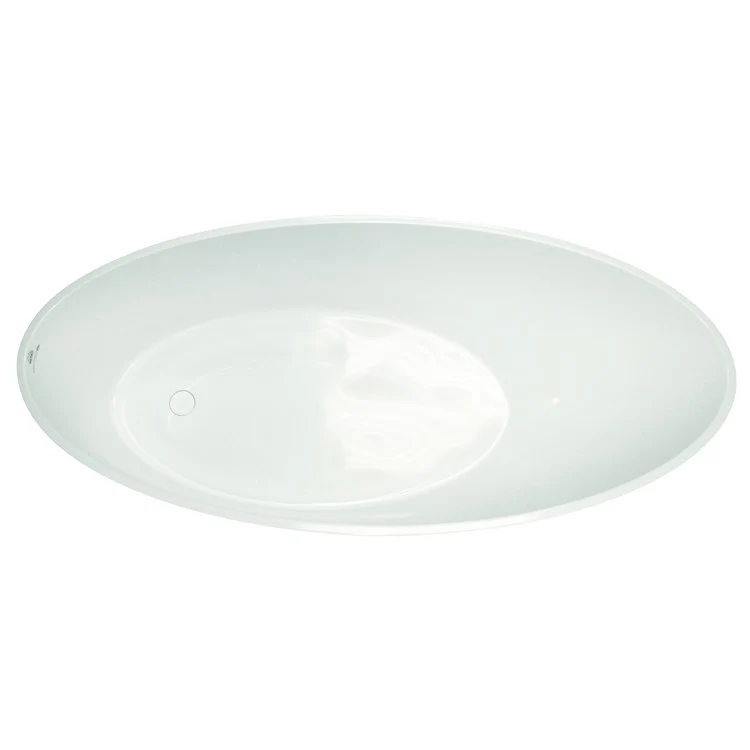 Soaking Tub Metro Collection Gateway 70 x 32 Inch Freestanding Tub Only End White Hydroluxe SS - Frankwebs