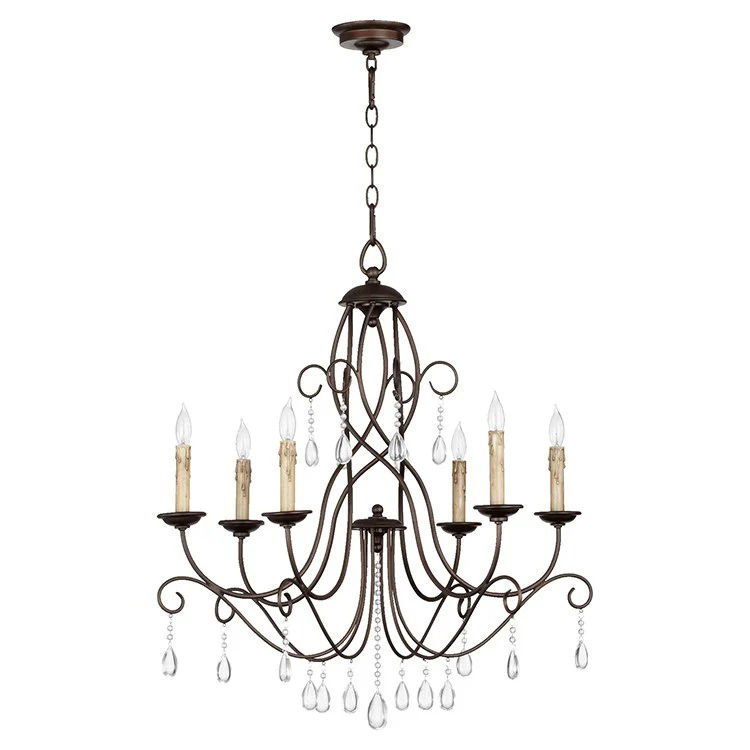 Cilia Six-Light Chandelier - Frankwebs
