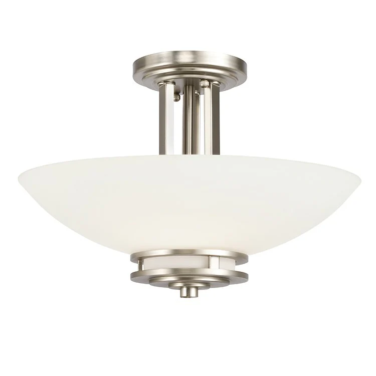 Hendrik Two-Light Semi-Flush Mount Ceiling Fixture - Frankwebs